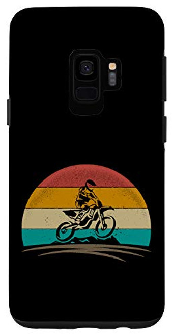 Galaxy S9 Vintage Motocross Dirt Bike Retro 70s Distressed Enduro Gift Case