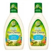 Wish-Bone Fat Free Salad Dressing  Chunky Blue Cheese  15 Fl Oz -Pack of 2-