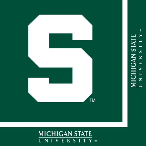 Michigan State Spartans Lunch Napkins, 20-Count
