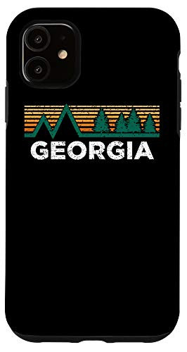 iPhone 11 Georgia Vintage Mountain Pine Outdoors Souvenir Case
