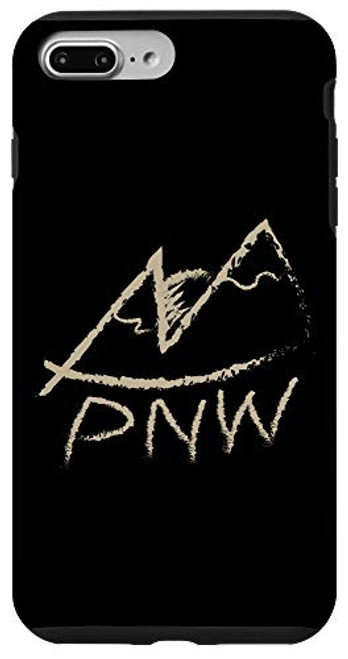 iPhone 7 Plus-8 Plus Pacific Northwest PNW Hiking Outdoors Mountain Design Case iPhone 7 Plus-8 Plus Pacific Northwest PNW Hiking Outdoors Mountain Design Case
