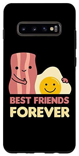 Galaxy S10- Bacon and Egg Best Friends Forever Keto Diet Low Carb Gift Case
