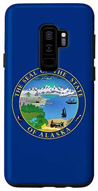 Galaxy S9- State of Alaska Seal Flag - I Love my Home Country Case Galaxy S9- State of Alaska Seal Flag - I Love my Home Country Case