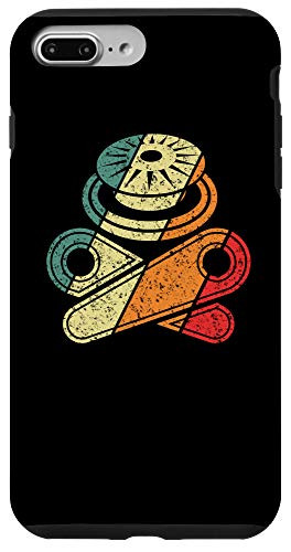 iPhone 7 Plus-8 Plus Classic Retro Pinball Design Gift - Skull Bumper Case