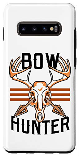 Galaxy S10- Bow Hunter Retro Deer Skull and Arrows Outdoors Archery Gift Case