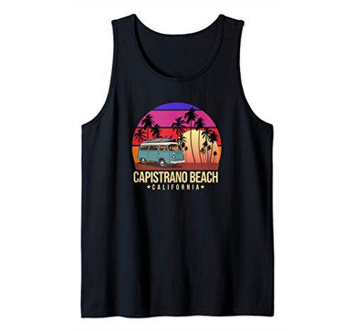 California Surf Capistrano Beach Vintage Van Surfer Tank Top California Surf Capistrano Beach Vintage Van Surfer Tank Top