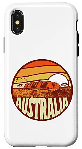 iPhone X-XS Ayers Rock Uluru Australia Outdoor Badge Souvenir Graphic Case