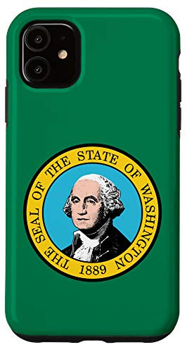 iPhone 11 State of Washington Flag  Washington Flag  Seal of the State Case