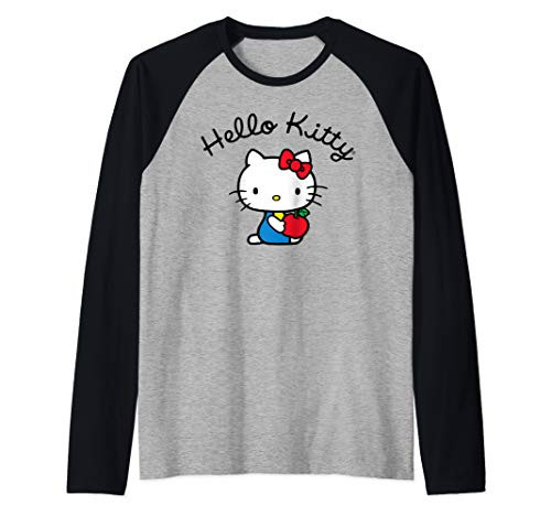 Hello Kitty Retro Logo Raglan Baseball Tee