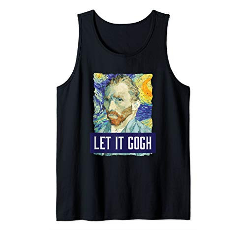 Funny Let It Gogh Vincent Van Gogh Artist Tank Top