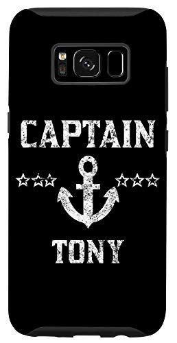 Galaxy S8 Boat Captain Tony - Family Cruise or Boating Lovers Gift Case