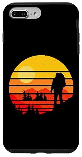 iPhone 7 Plus-8 Plus Vintage Hiker Mountain Climber Outdoor Retro Hiking Trekking Case