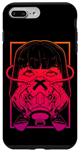 iPhone 7 Plus-8 Plus Grunge Apocalypse - Goth Vaporwave Aesthetic - Gas Mask Case