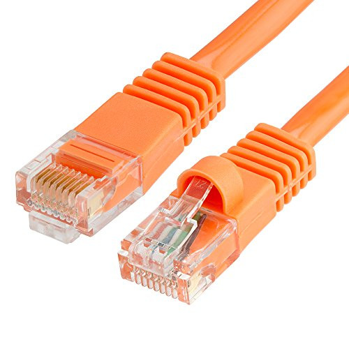 Cmple - RJ45 CAT5 CAT5E ETHERNET LAN NETWORK CABLE - 1.5 FT Orange
