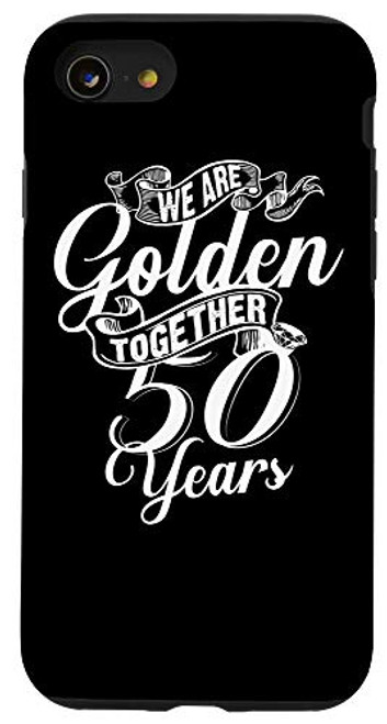 iPhone SE -2020- - 7 - 8 Funny 50th Golden Wedding Anniversary Gift Couples Men Women Case iPhone SE -2020- - 7 - 8 Funny 50th Golden Wedding Anniversary Gift Couples Men Women Case
