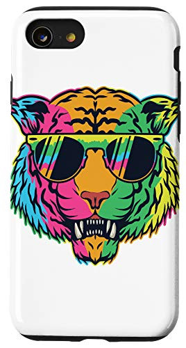 iPhone SE -2020- - 7 - 8 Retro Tiger  Animal Lovers  Graphic Design Case