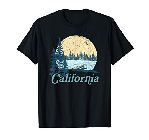 Vintage California Dock By A Lake In The Woods T-Shirt