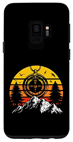 Galaxy S9 Vintage Camping Mountain Outdoor Adventure Retro Camper Case