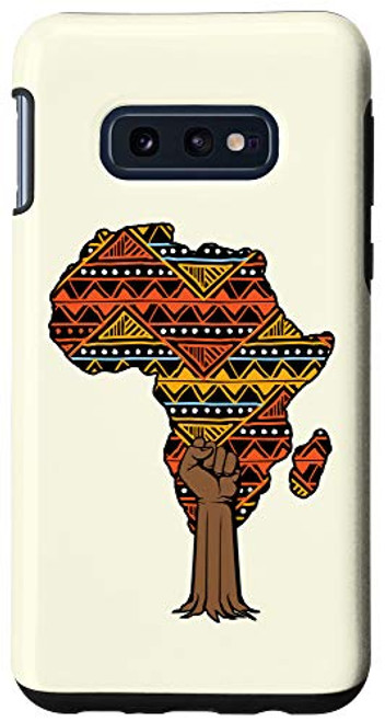 Galaxy S10e African Fist Tree Kente Map Cool Black History Month Gift Case Galaxy S10e African Fist Tree Kente Map Cool Black History Month Gift Case