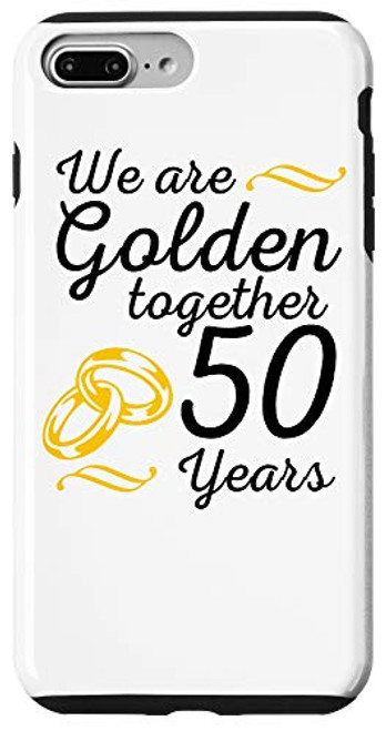 iPhone 7 Plus-8 Plus Funny 50th Golden Wedding Anniversary Gift Couples Men Women Case iPhone 7 Plus-8 Plus Funny 50th Golden Wedding Anniversary Gift Couples Men Women Case