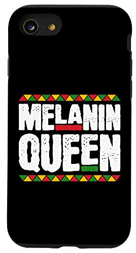 iPhone SE -2020- - 7 - 8 Melanin Queen Black history Month Black Girl Gifts Case
