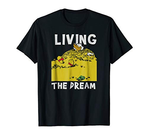 Disney Ducktales Scrooge McDuck Living the Dream T-Shirt