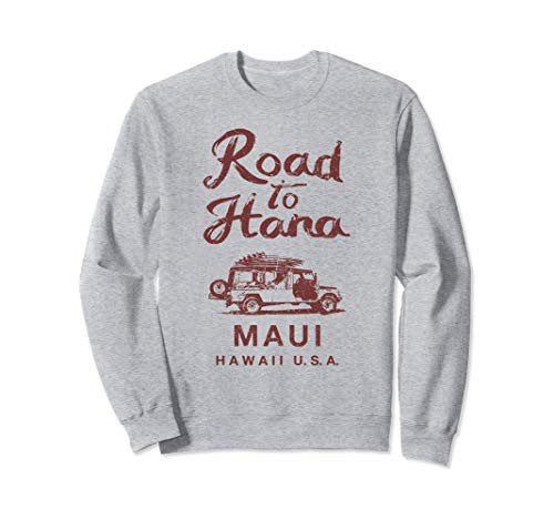 MAUI Road to Hana Hawaii Surf Van Hawaiian Sweatshirt