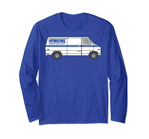 Netflix Stranger Things Hawkins Power And Light Van Long Sleeve T-Shirt