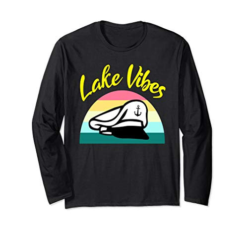 Boat Lake Vibes Boating Cruise Family Squad Gifts Long Sleeve T-Shirt Boat Lake Vibes Boating Cruise Family Squad Gifts Long Sleeve T-Shirt