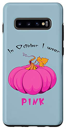 Galaxy S10- Halloween Pink Pumpkins for Breast Cancer Awareness October Case