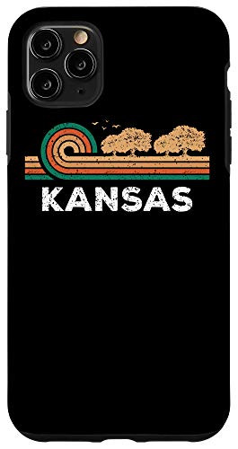 iPhone 11 Pro Max Vintage Kansas Sunset Woods Outdoors Souvenir Case