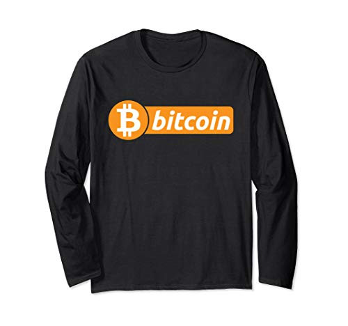 Bitcoin Logo Digital Crypto Currency Support Gift Long Sleeve T-Shirt