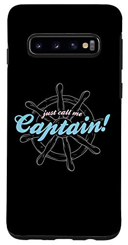 Galaxy S10 Call Me Captain  Boat Pontoon Sailor Case