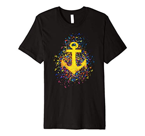 Anchor  symbol  ahoy  skipper  sailor  captain  sail boat Premium T-Shirt