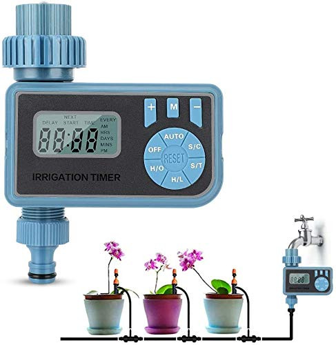 eecoo Digital Irrigation Timer  Programmable Watering Timer Garden Lawn Hose Faucet Sprinkler Water Timer Automatic On Off Water Faucet Hose Timer wit