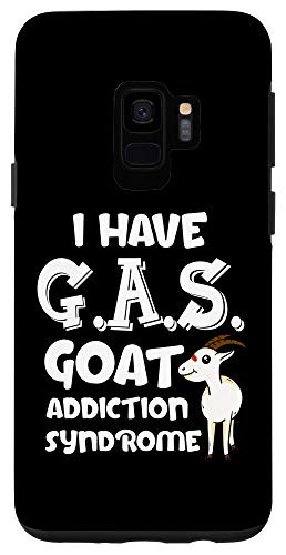 Galaxy S9 Goat Animal Caprine Clothes Farmer Gift I Have G-A-S Goat Case