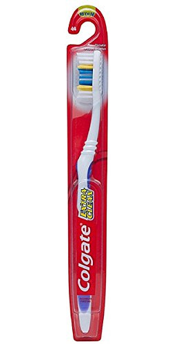 Colgate Extra Clean Toothbrush, Medium, Colors May Vary