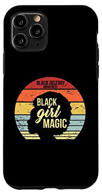 iPhone 11 Pro Black Girl Magic Awareness Retro Black History Month Gift Case
