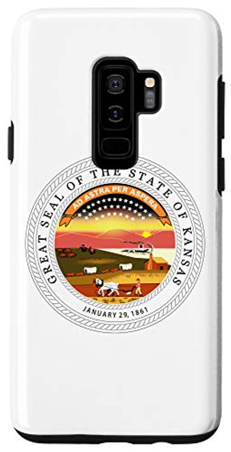Galaxy S9- State of Kansas Seal Flag - I Love my Home Country Case Galaxy S9- State of Kansas Seal Flag - I Love my Home Country Case