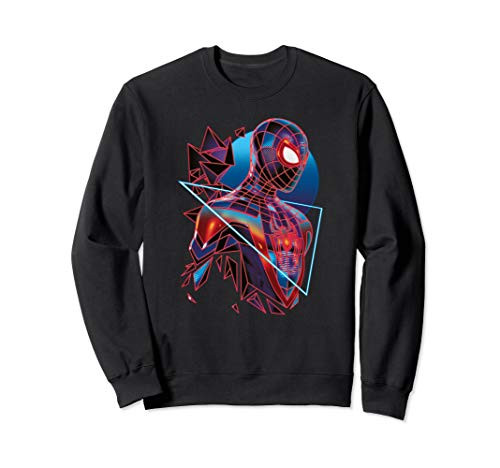 Marvel Spider-Man Miles Morales Game Digital Neon Sweatshirt
