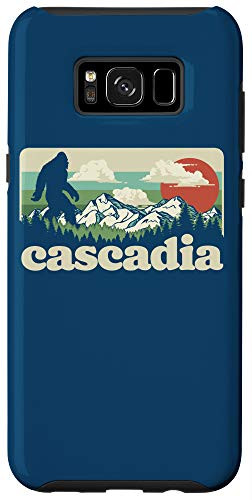 Galaxy S8- Cascadia Bigfoot Nature and Outdoor Vintage Mountains Retro Case