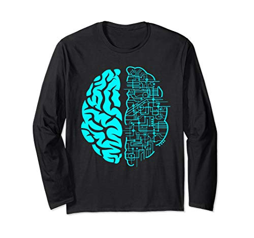 Computer Circuit Digital Brain Gifts For Science Nerds Long Sleeve T-Shirt Computer Circuit Digital Brain Gifts For Science Nerds Long Sleeve T-Shirt
