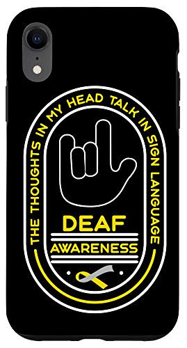 iPhone XR Deaf Awareness Talk Deafness Hearing Loss Warrior Case
