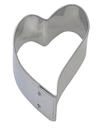 R&M Mini Folk Heart Cookie Cutter in Durable, Economical, Tinplated Steel