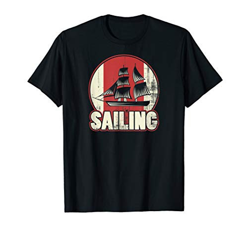 Captain of a sailing boat sailing T-Shirt