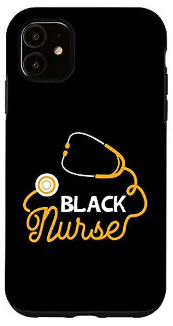 iPhone 11 Black Nurse Stethoscope Cool Black History Month Gift Case