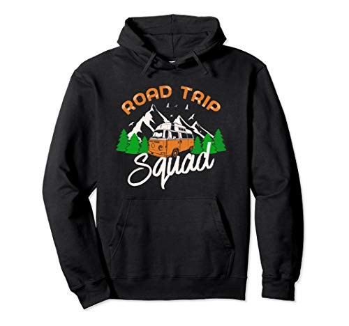 Digital Nomad Wanderlust Travel Road Trip Squad Pullover Hoodie
