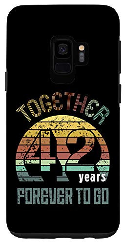 Galaxy S9 42nd Years Wedding Anniversary Gifts For Couples Matching 42 Case