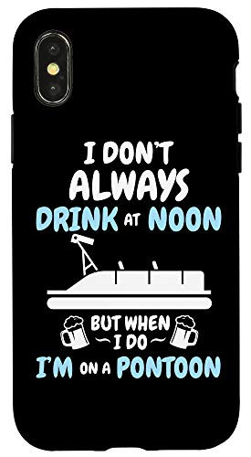 iPhone X-XS Pontoon Boat Day Drinking Beer Alcohol Case