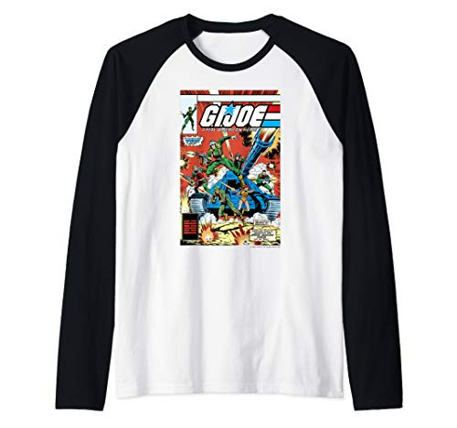 G-I- Joe Comic Book Cover Raglan Baseball Tee